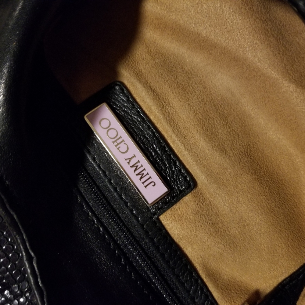 Jimmy Choo Black Python Bag - Picture 4 of 8
